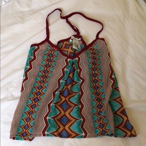 American rag tribal print tank top